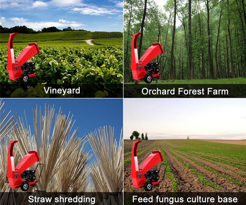 Petrol engine branch chipper (3)